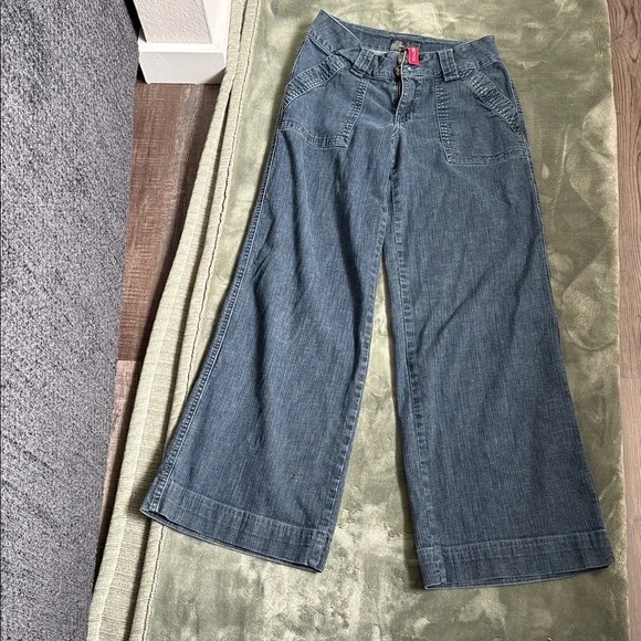 Jag Jeans Dark Blue Flare Leg Denim - Picture 7 of 7